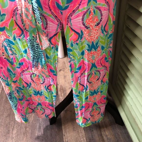 Lilly Pulitzer Womens Reflections Monterrey Long Dress Multicolor Medium - Picture 7 of 10